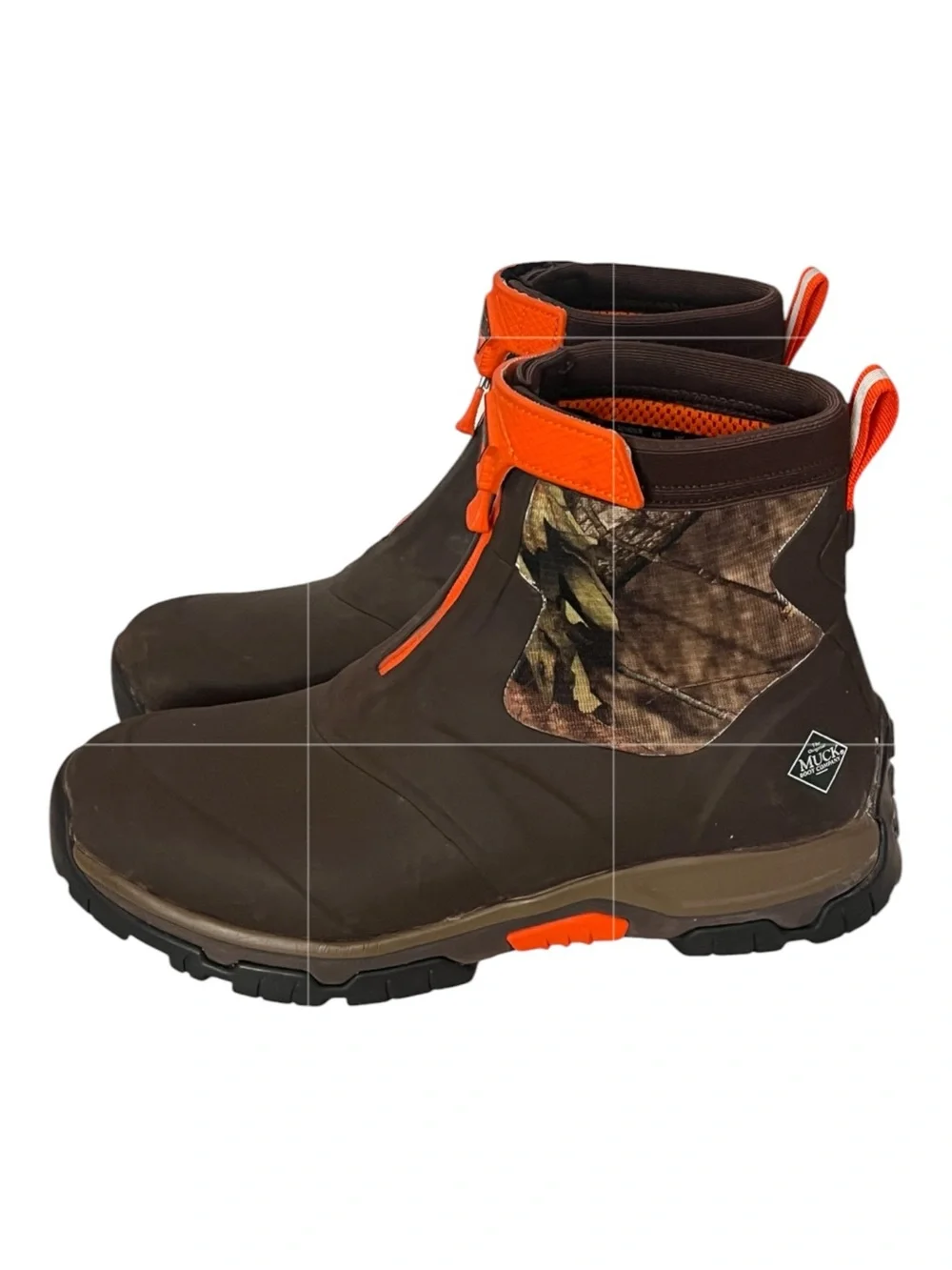 Original Muck Boot Co Men's Apex Mid Zip Boots Mens 13 Camo Waterproof w/Flaw